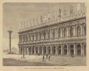 Libreria Vecchia op het Piazza San Marco in Venetië door European School