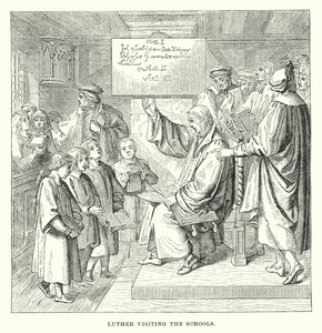 Luther bezoekt de scholen door European School