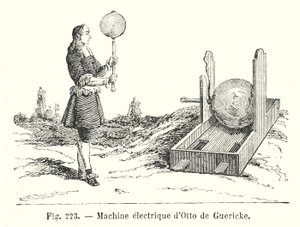 Elektrische machine van Otto de Guericke door European School