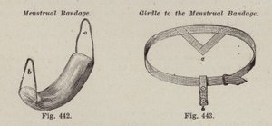 Menstruatiebandage; Gordel voor de menstruatiebandage