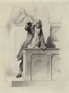 Mirabeau in de Franse Vergadering