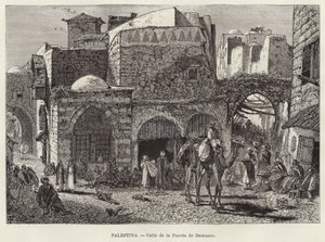 Palestina, Straat van de Damascuspoort door European School