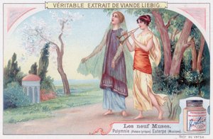 Polyhymnia (lyrische poëzie) en Euterpe (muziek)