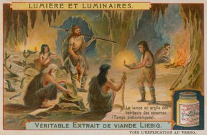 Prehistorische kleilampen door European School