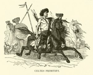 Primitieve Keltische krijgers