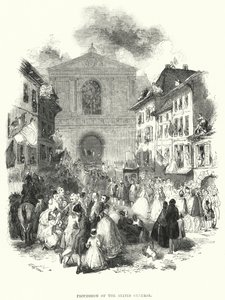 Processie van de Staten-Generaal (gravure) door European School