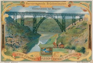 Spoorbrug bij Müngsten, Duitsland