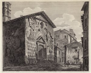 Overblijfselen van de Villa van Domitianus, Rome, Italië door European School