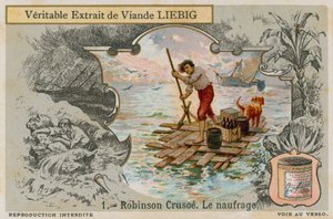 Robinson Crusoe na het schipbreuk