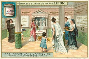 Heiligdom in een Romeins huis door European School