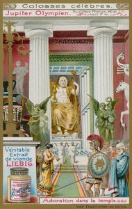 Beeld van Jupiter door Phidias