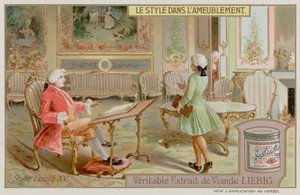 Stijl van Koning Lodewijk XV door European School