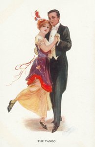 Tango (kleurenlitho) door European School