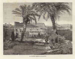 Het Colosseum vanaf de Palatijn door European School
