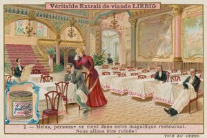 Het lege restaurant door European School