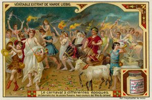 Het Saturnaliaanse Festival in het Oude Rome