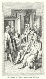 De Zwitserse studenten herkennen Luther