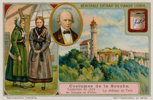 De kleding van Jura en Ulm, Ludwig Uhland en Kasteel Teck