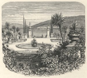 Een terras van Isola-Bella (gravure) door European School