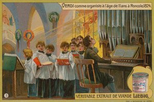 Verdi Speelt het Orgel in Roncole door European School