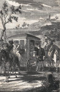 illustratie voor El principe de los ingenios, Miguel de Cervantes Saavedra door Eusebio Planas