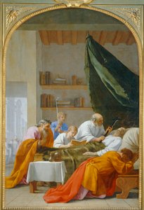 De dood van Raymond Diocrès - De dood van Raymond Diocrès ... door Eustache (studio of) Le Sueur