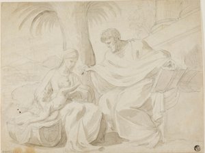 Heilige Familie door Eustache Le Sueur