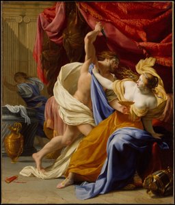 De verkrachting van Tamar door Eustache Le Sueur