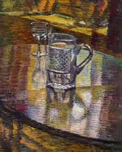 Glazen bierpul