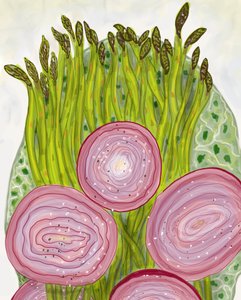 Asperges, Brooklyn (digitale kunst)
