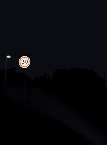Driving The Road At Night # 1 Brooklyn (digitale kunst)