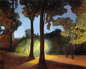 Prospect Park, eerste licht (digitale kunst)