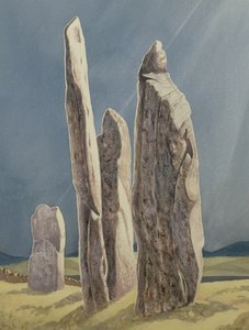 Hoge stenen van Callanish, eiland Lewis door Evangeline Dickson
