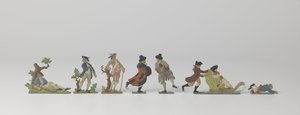Tinnen figuurtjes vervaardigd door de Moravische Broeders uit Zeist