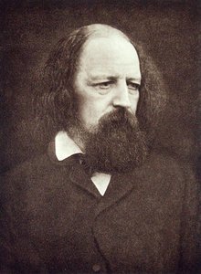 Portret van Alfred, Lord Tennyson (1809-92), ca. 1889-91