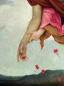 Nacht en Slaap, 1878 (detail) door Evelyn De Morgan