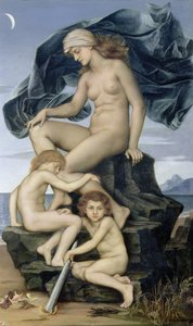 Slaap en Dood, de Kinderen van de Nacht door Evelyn De Morgan