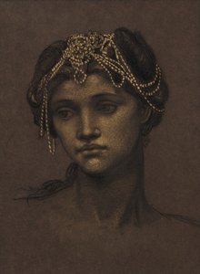 Studie voor Medea, c.1889 door Evelyn De Morgan