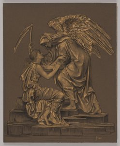 De Engel des Doods door Evelyn De Morgan