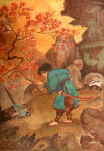 Momotaro en de Fazant, 1912 door Evelyn Paul