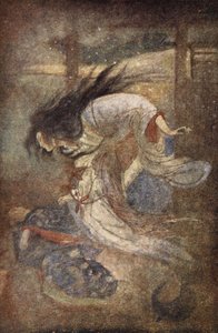Yuki-Onna, De Dame van de Sneeuw, illustratie uit 
