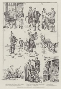 Amateurs met de Schotse doedelzak door Evelyn Stuart Hardy