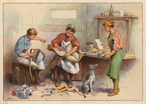 Kleine werkers: De zadelmaker en harnasmaker