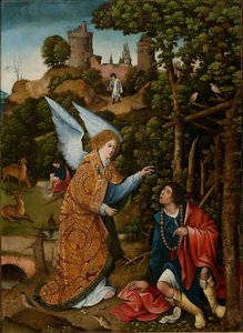Scène uit het leven van Sint-Rochus, 1517 door Everaert Orley