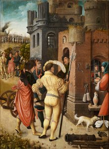 Scène uit het leven van Sint Rochus, 1517 door Everaert Orley