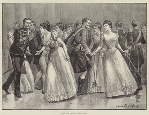 Een Nieuwjaarsbal, de Damesketting door Everard Hopkins