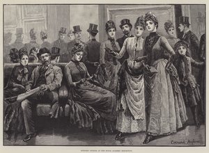 Landelijke neven op de tentoonstelling van de Royal Academy door Everard Hopkins