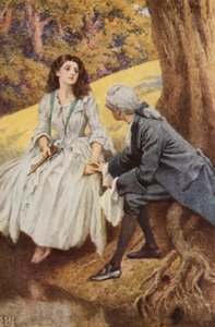 Illustratie voor A Sentimental Journey door Laurence Sterne