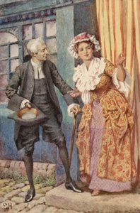 Illustratie voor A Sentimental Journey door Laurence Sterne