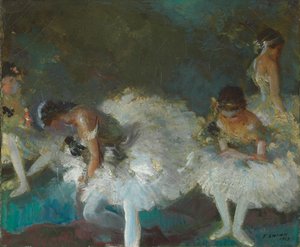 Dansers Achter de Schermen door Everett Shinn